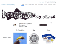 Tablet Screenshot of hammercreekflyfishing.com